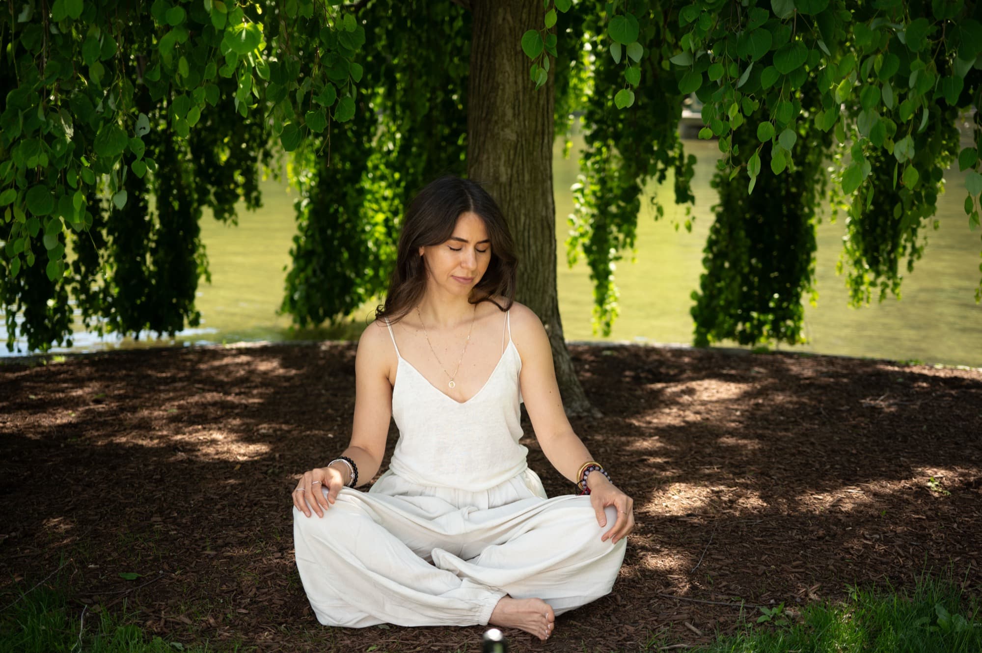 Portrait of Denisse Camacho in warm golden-hour light